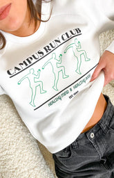 BB Run Club White Sweater